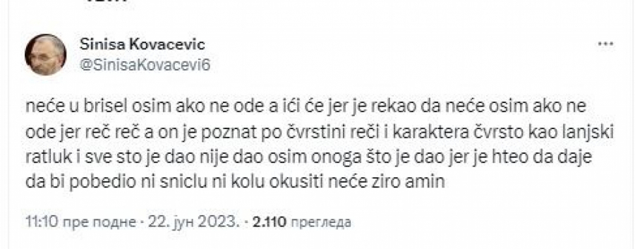 Tvitovi opozicije