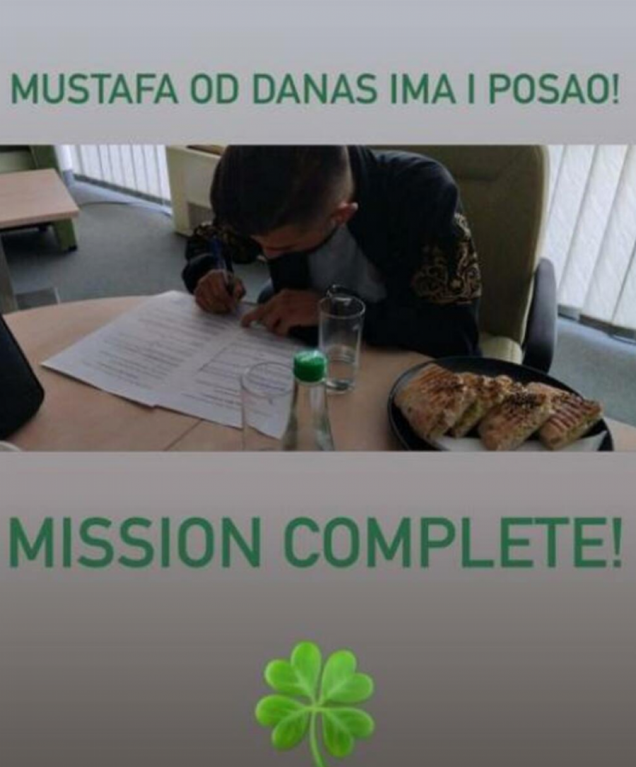 Mustafa dobio novi posao