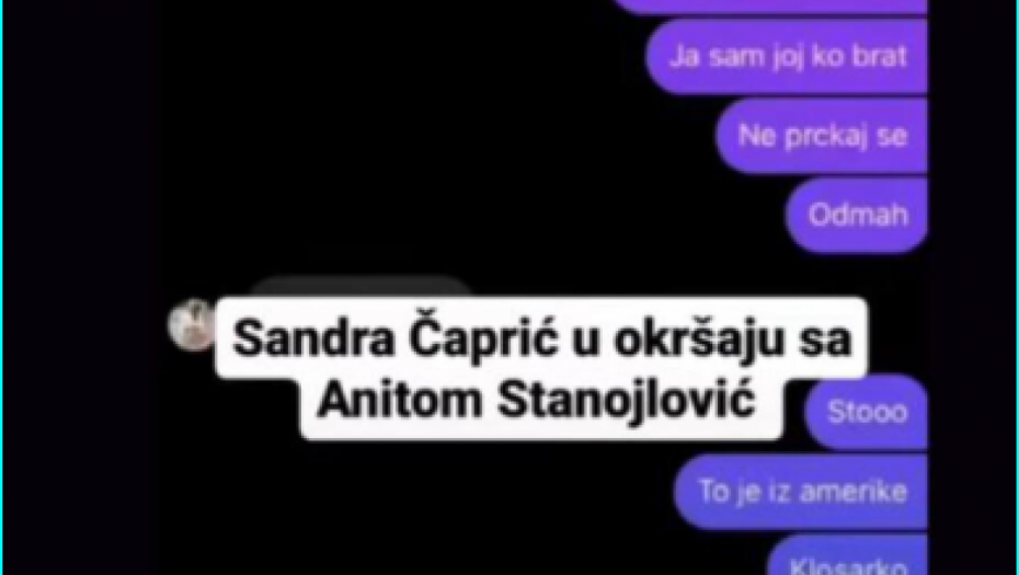 Sandra Čaprić objavila Anitine poruke 