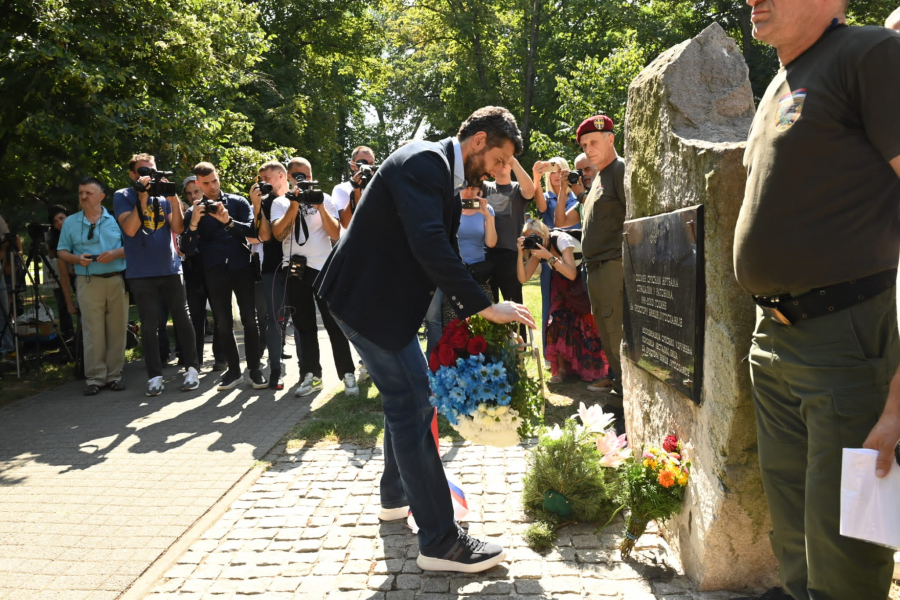 Aleksandar Šapić u Crkvi svetog Marka