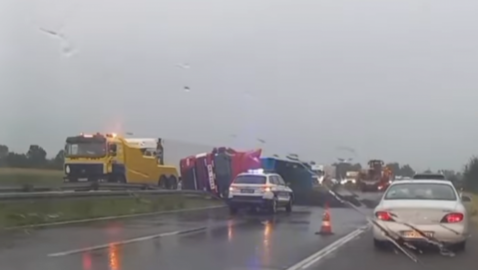 saobraćajna nesreća na auto-putu kod Jagodine