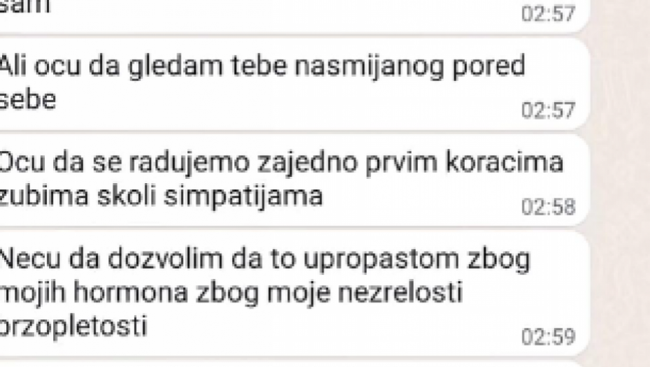 Oca Anđele i Nađe napustila trudna žena