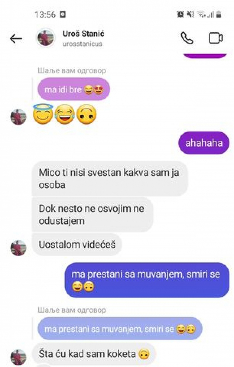 Uroš Stanić muva Miću