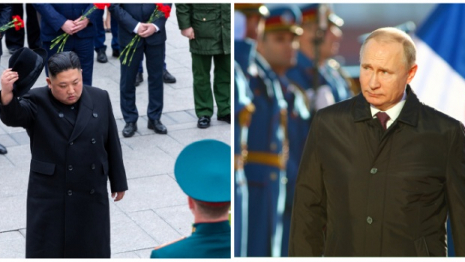 Vladimir Putin i Kim Dzong un