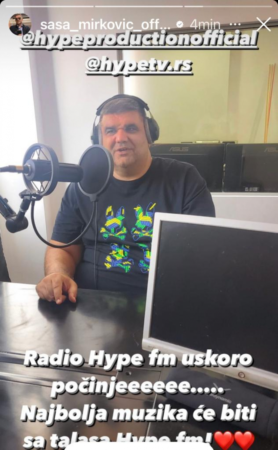 Saša Mirković najavio Hype radio