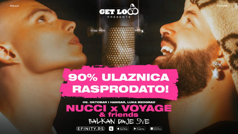 Rasprodato 90 odsto ulaznica za prvi solistički koncert Nucci-ja i Voyage