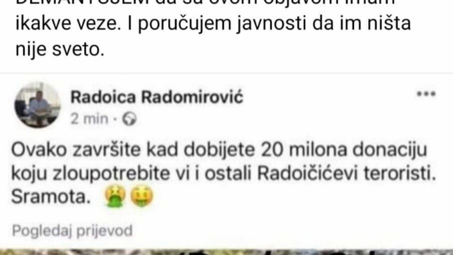 Radoica Radomirović facebook