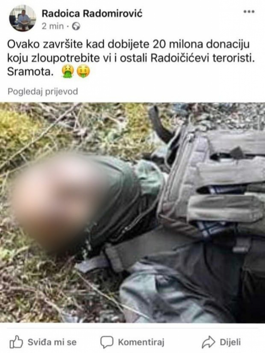 Radoica Radomirović facebook