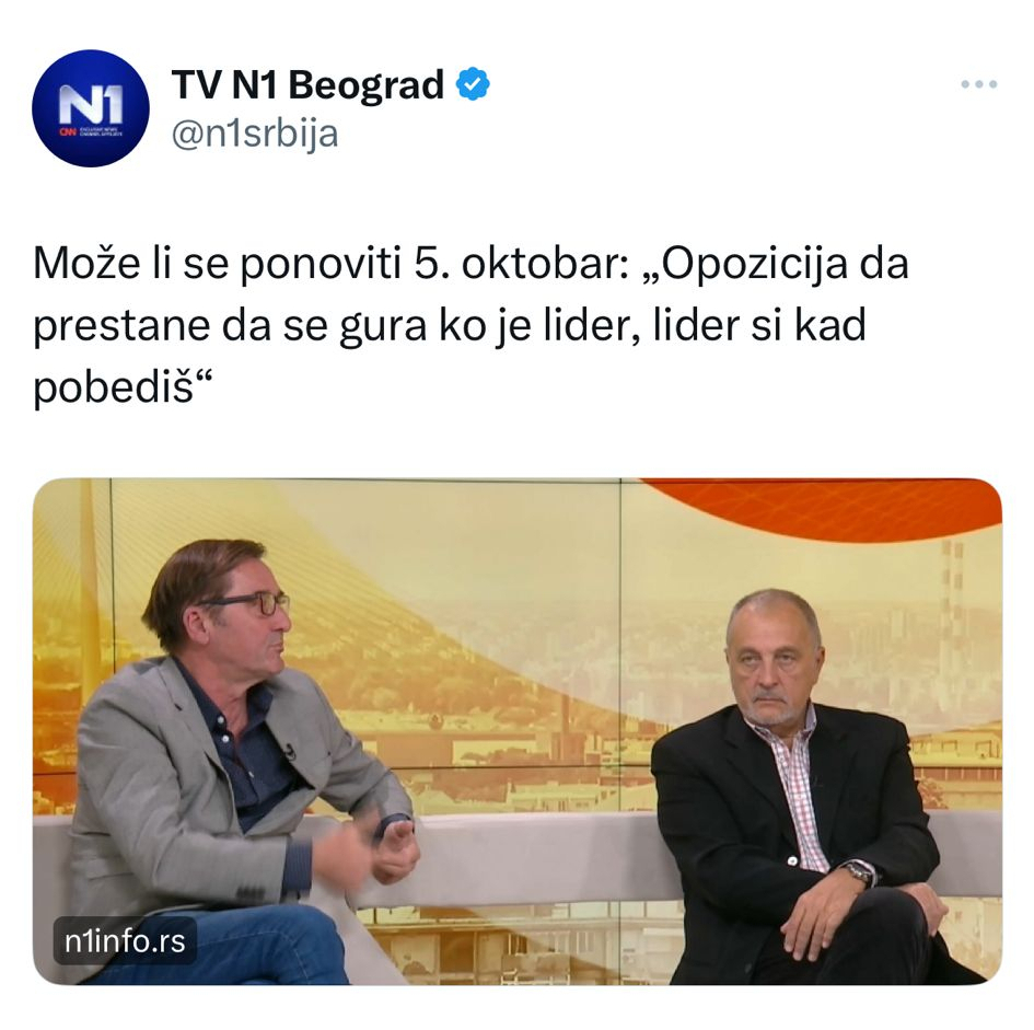 Zoran Živković na N1