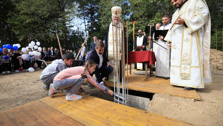 Polaganje kamena temeljca za Delije odmaralište "Bogdan Milanović"