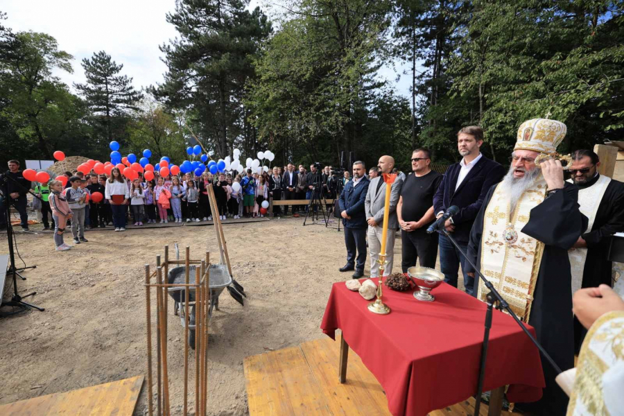 Polaganje kamena temeljca za Delije odmaralište 