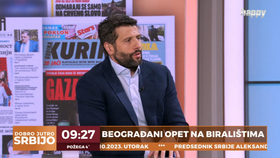 Šapić na TV Hepi