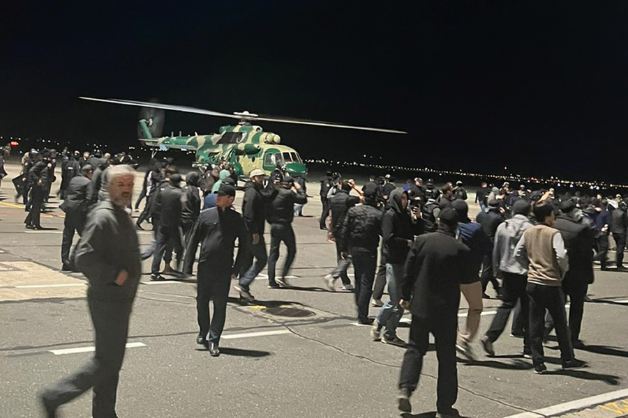 Protest na aerodromu u Dagestanu