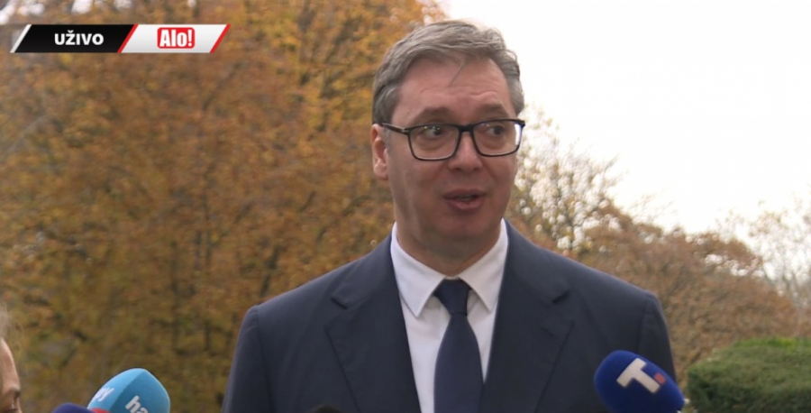 Izjave za medije predsednika Srbije Aleksandra Vučića