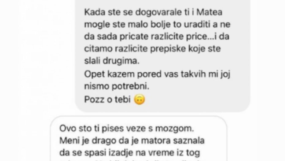 Svađa Jelene Batos i Ane Spasojević oko Anite i Matore