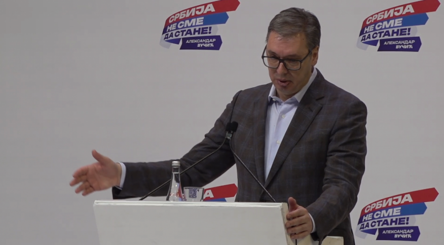 Aleksandar Vučić Srbija ne sme da stane