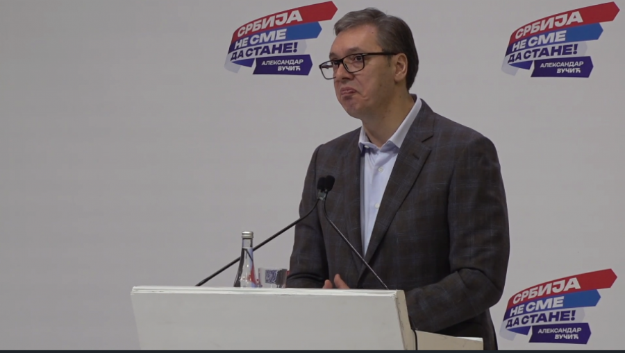 Aleksandar Vučić Srbija ne sme da stane