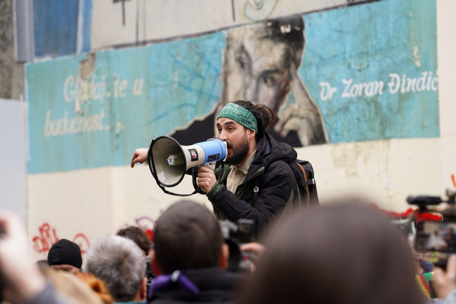 Protest aktivista u Beogradu