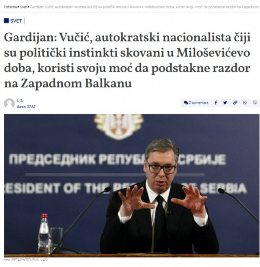 pisanja o vučiću