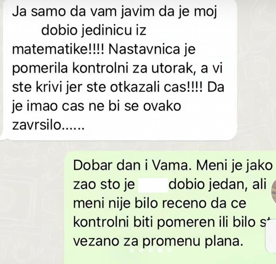 Majka optužila nastavnicu za lošu ocenu njenog deteta