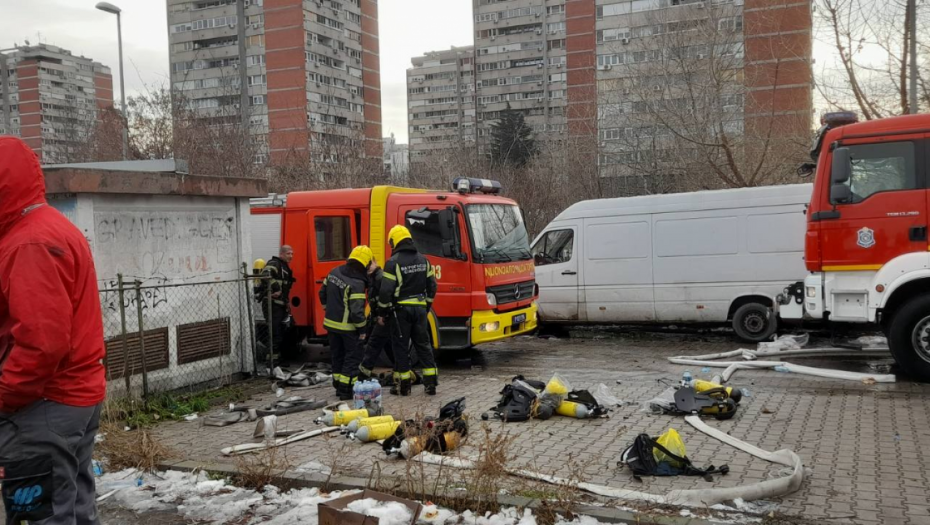 Požar Novi Beograd