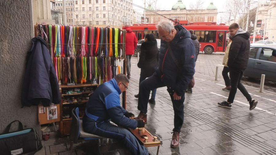 Mustafa Mehmedović - Mujo, čistač cipela u Beogradu