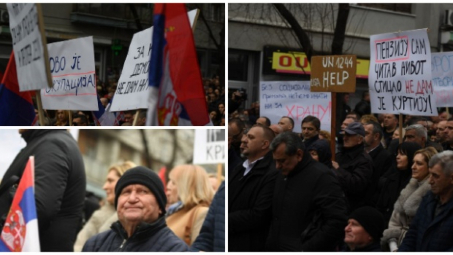 protest kosovska mitrovica