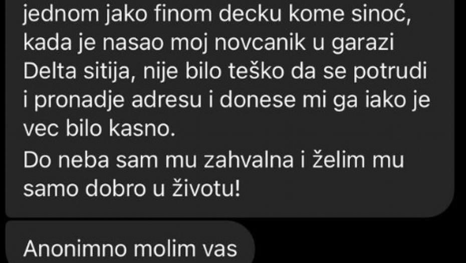 devojka se zahvalila momku