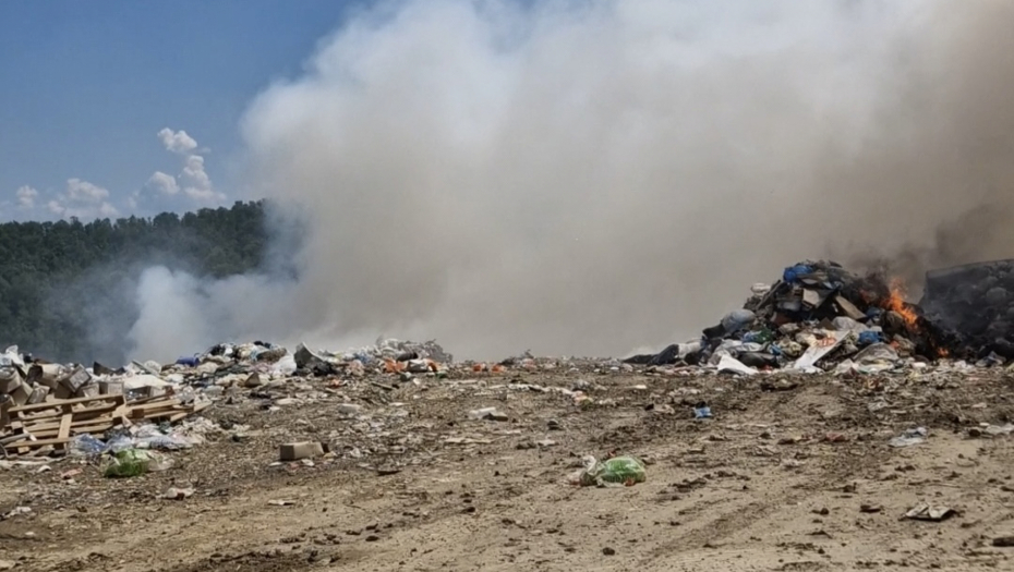 Ugašen požar na deponiji Duboko kod Užica