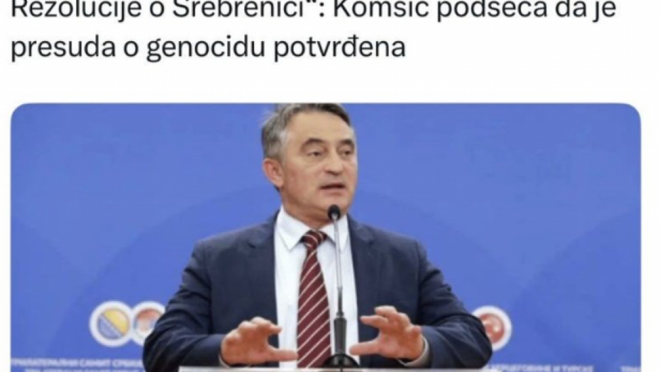 Rezolucija o Srebrenici