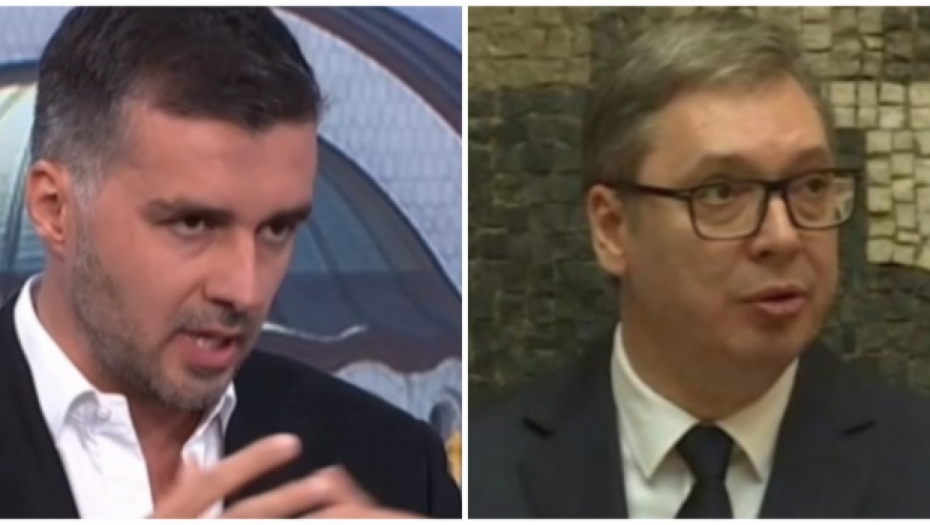 Aleksandar Vučić i Savo Manojlović