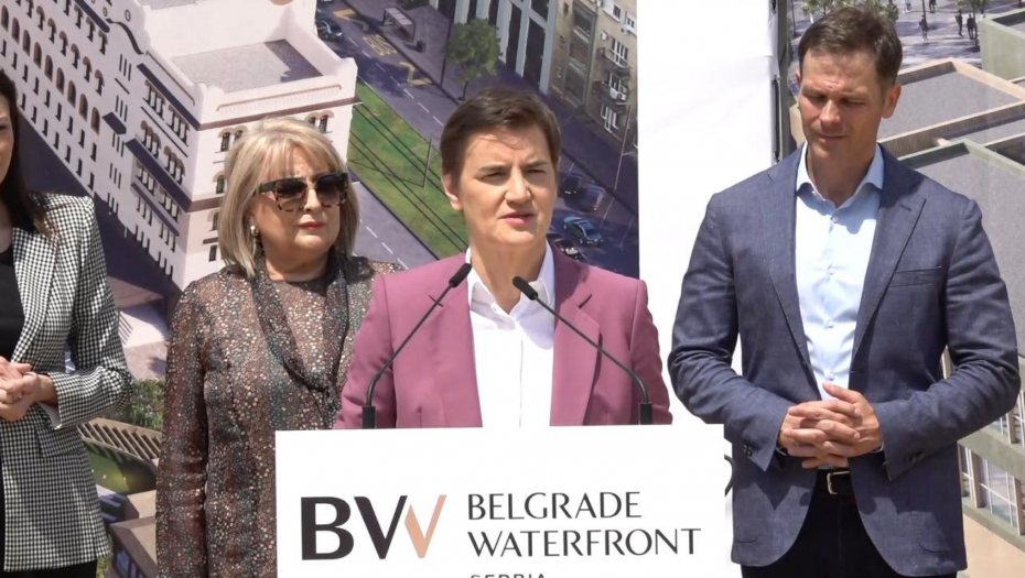 Ana Brnabić i Siniša prisustvuju početku izgradnje obrazovnog kampusa u Beogradu