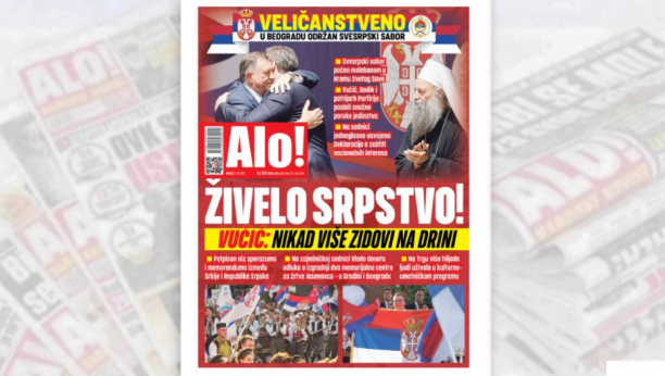 Štampano izdanje Alo! novina za 9.jun