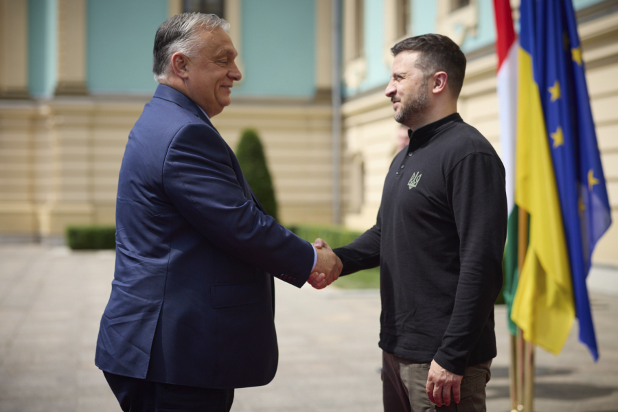 Viktor Orban i Volodimir Zelenski