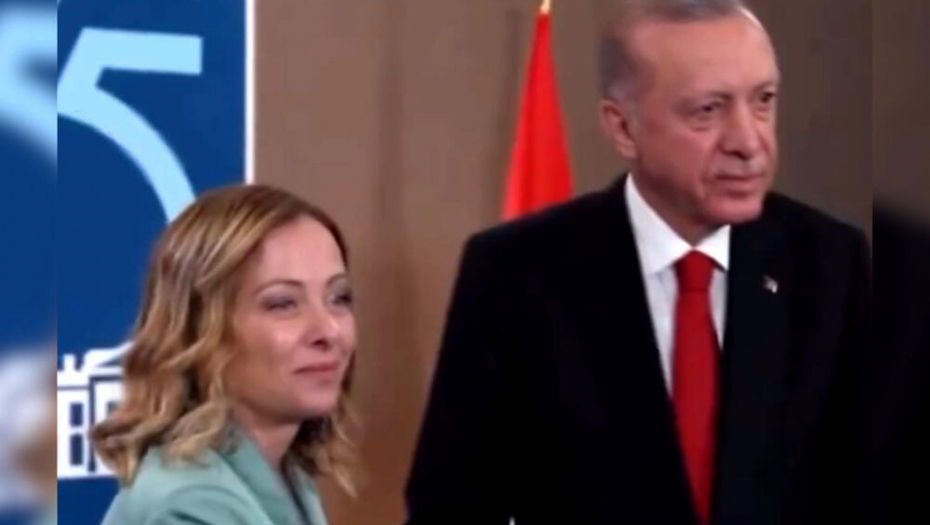 Đorđa Meloni i Erdogan