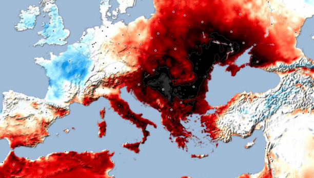 mapa klime na Balkanu