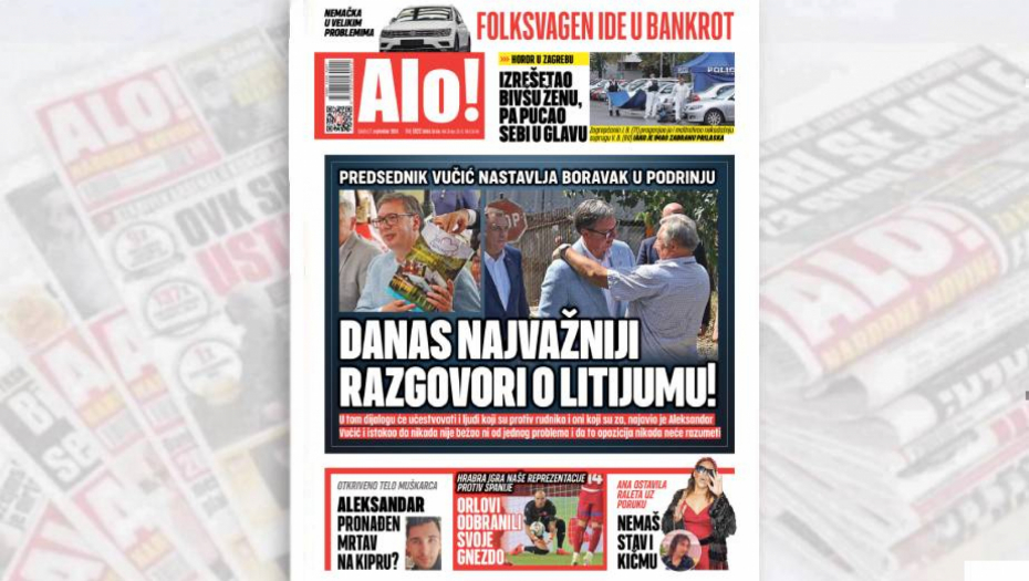 Alo! naslovna