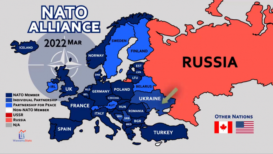 NATO mapa