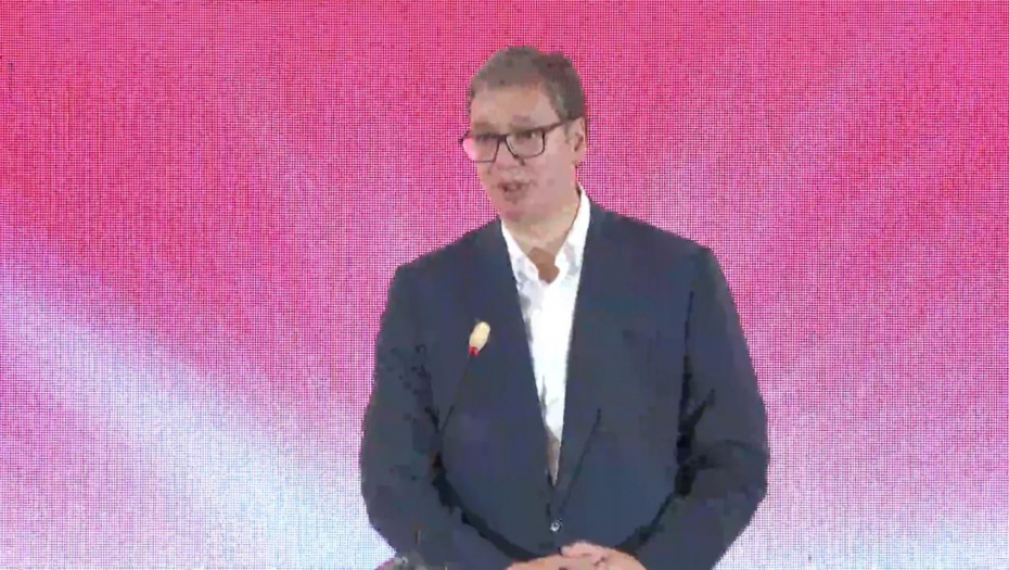 Predsednik Aleksandar Vučić prisustvuje svečanoj ceremoniji kineske fabrike Linglong