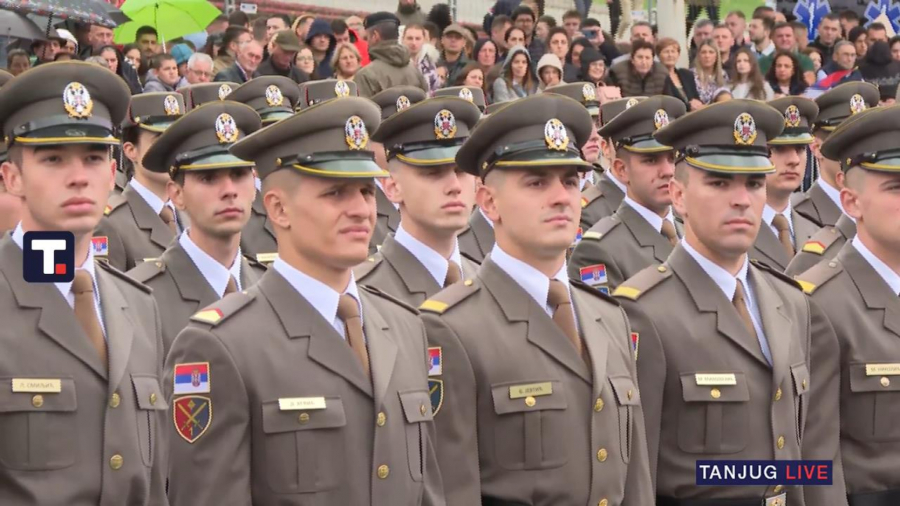 Promocija najmladjih oficira Vojske Srbije, prisustvuje predsednik Aleksandar Vučić