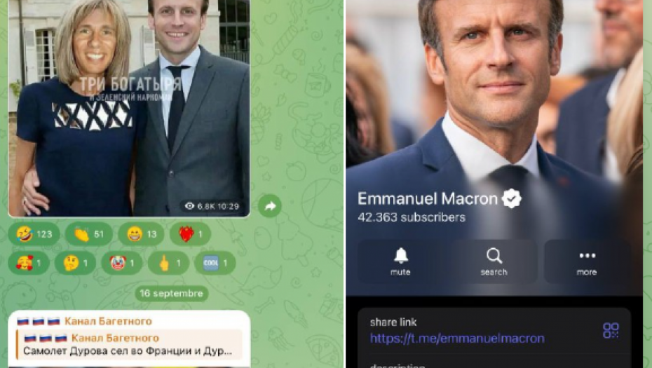 Emanuel Makron telegram