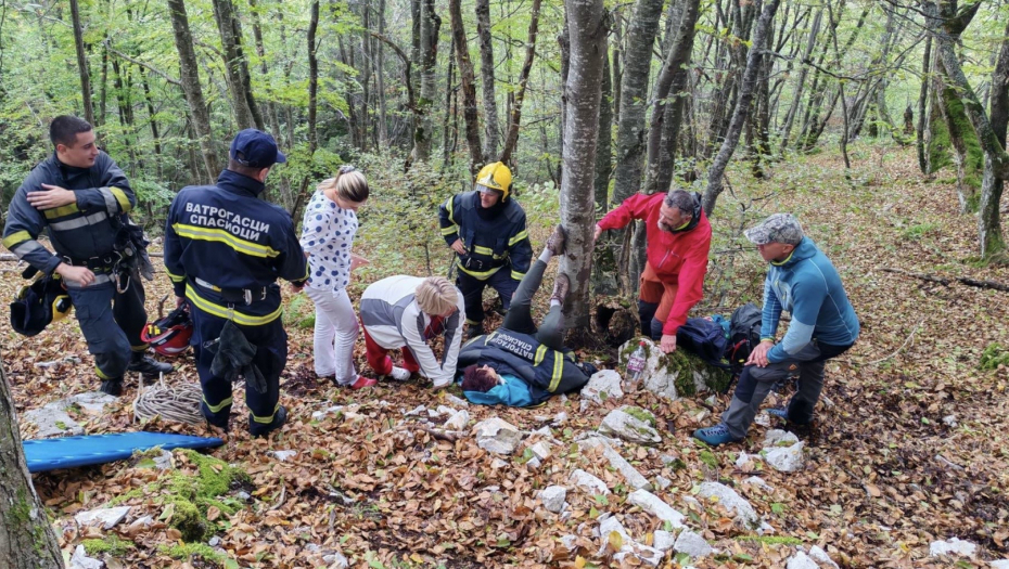 Akcija spasavanja na planini Mučanj