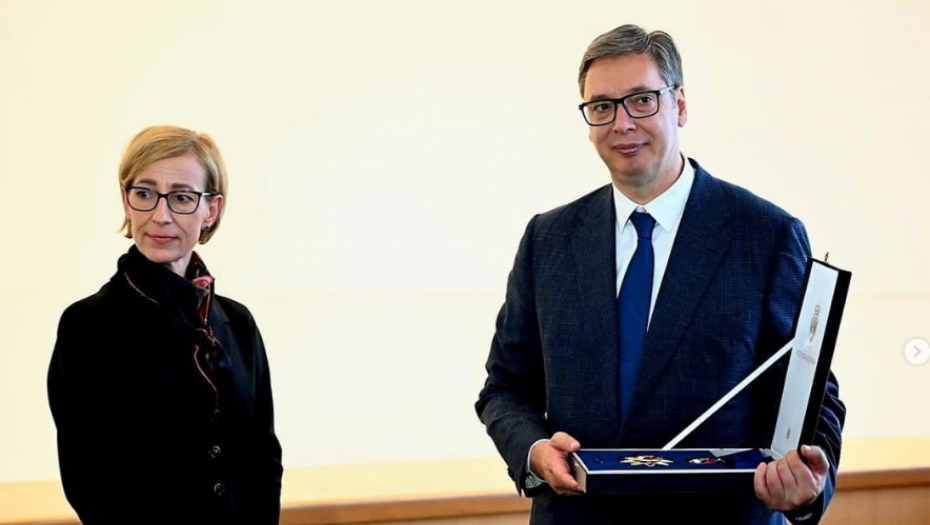 Aleksandar Vučić i Žužana Horvat