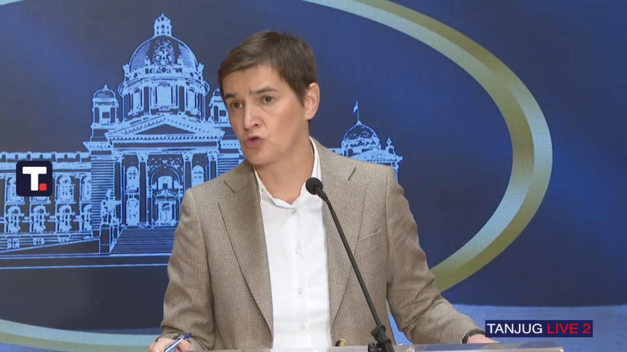 Obraćanje Ane Brnabić iz Skupštine Srbije