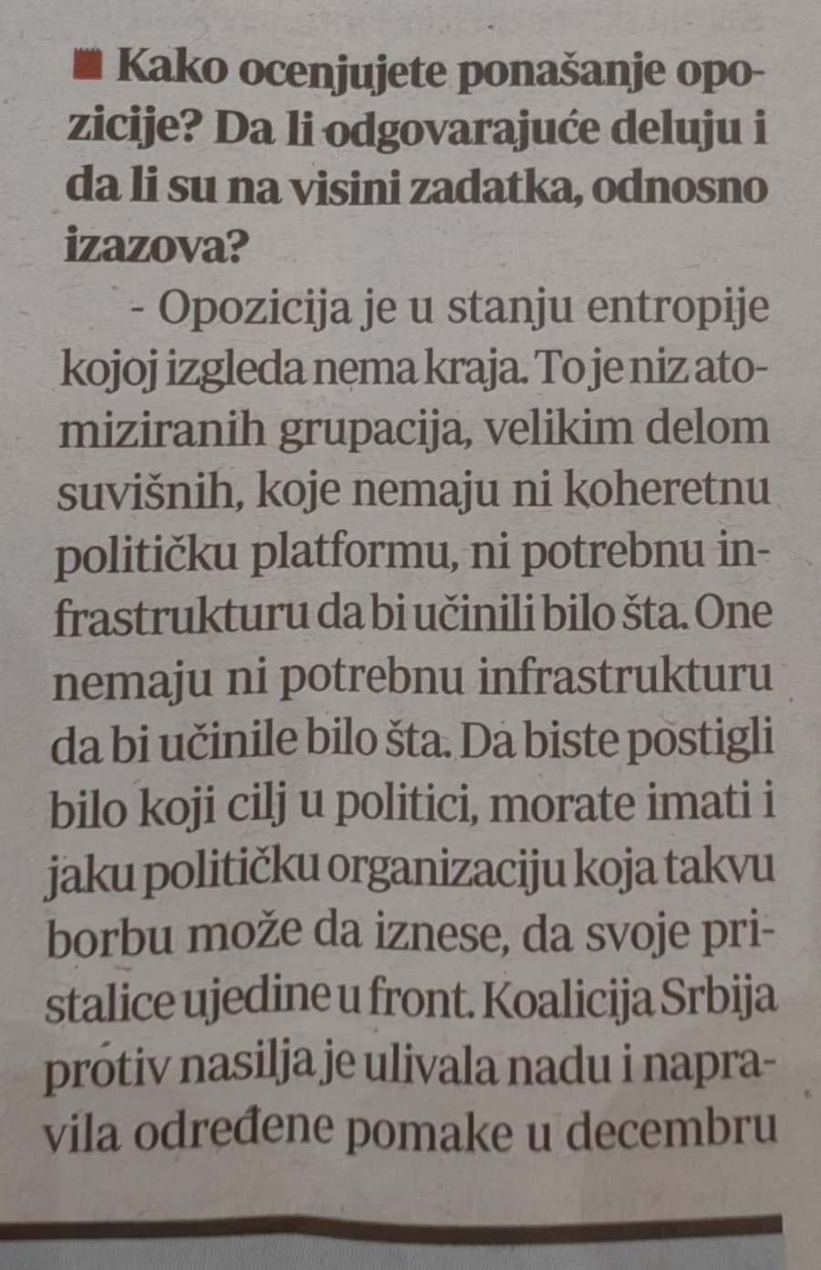 Opozicija