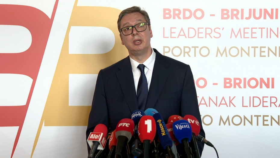 Crna Gora Aleksandar Vučić Samit Procesa Brdo-Brioni u Tivtu