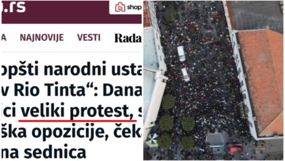 Protest u Loznici