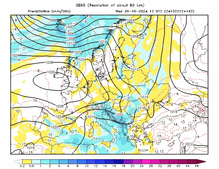 Meteo mapa