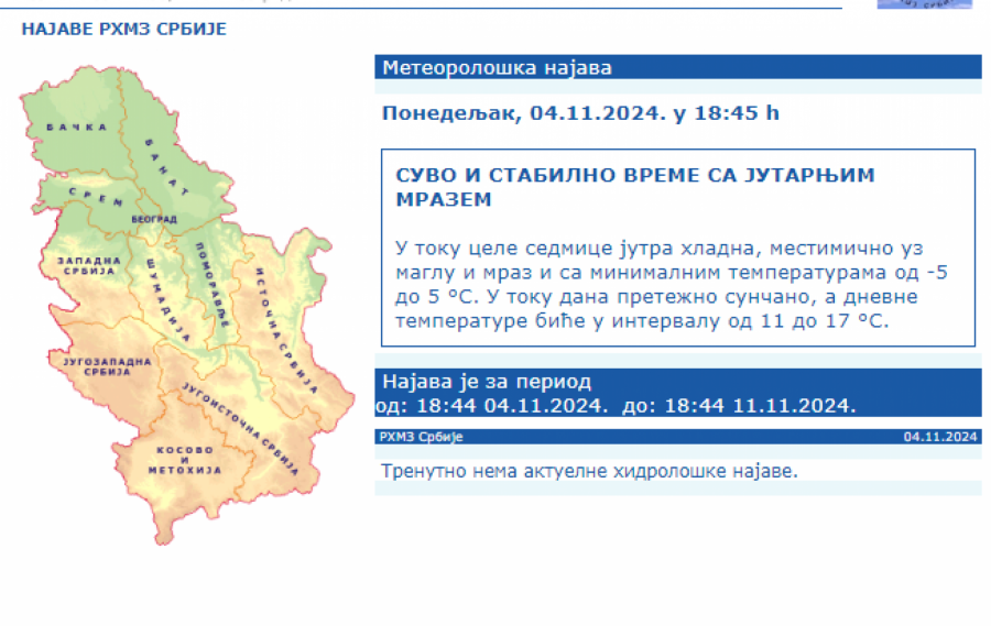 Vremenska prognoza