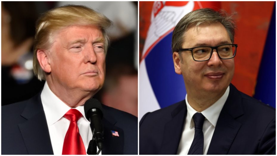 Donald Tramp i Aleksandar Vučić